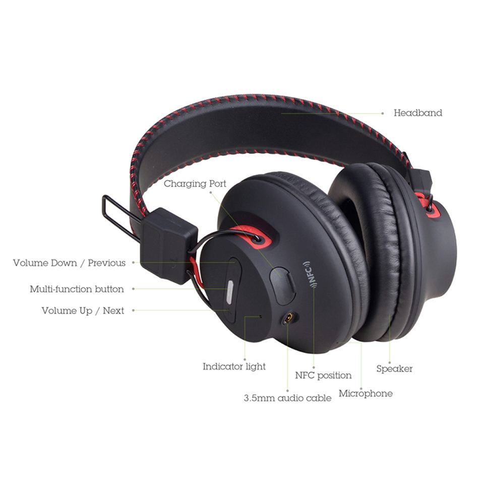 Avantree Audition Bluetooth Wireless Headphones (aptX / NF   C)
