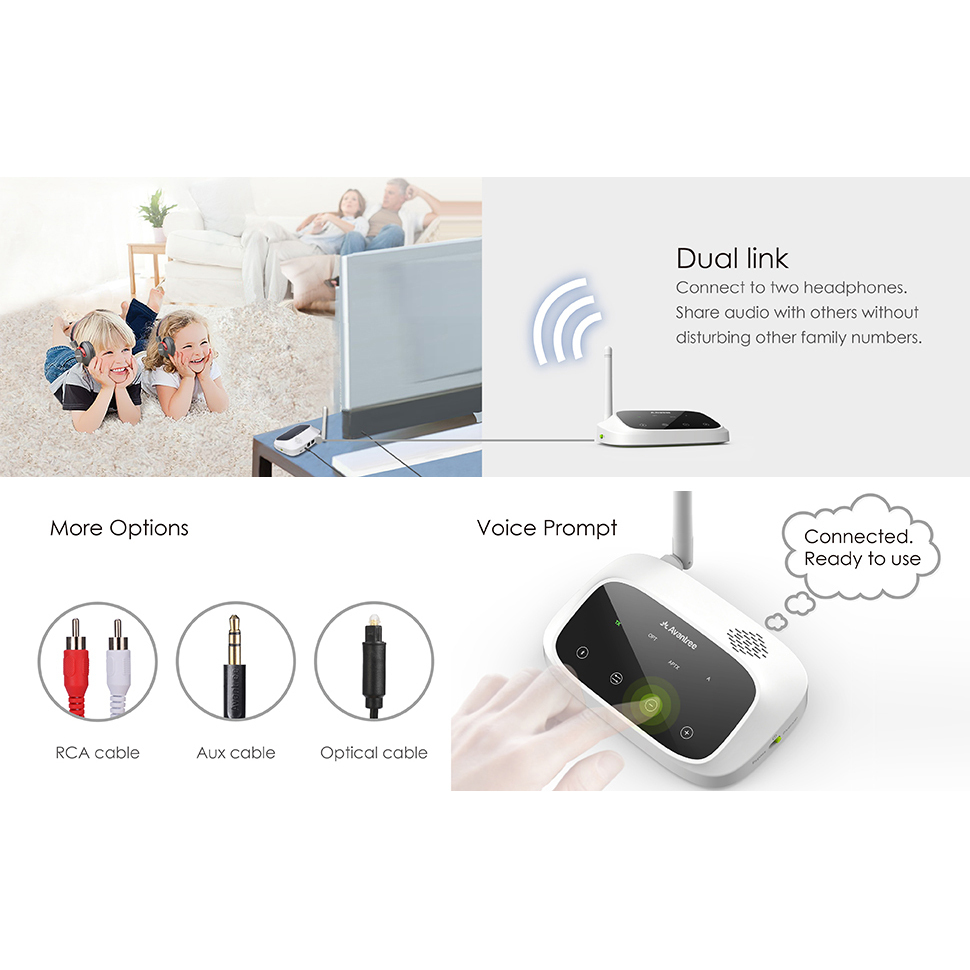 Avantree Oasis Long Range Bluetooth Transmitter Receiver