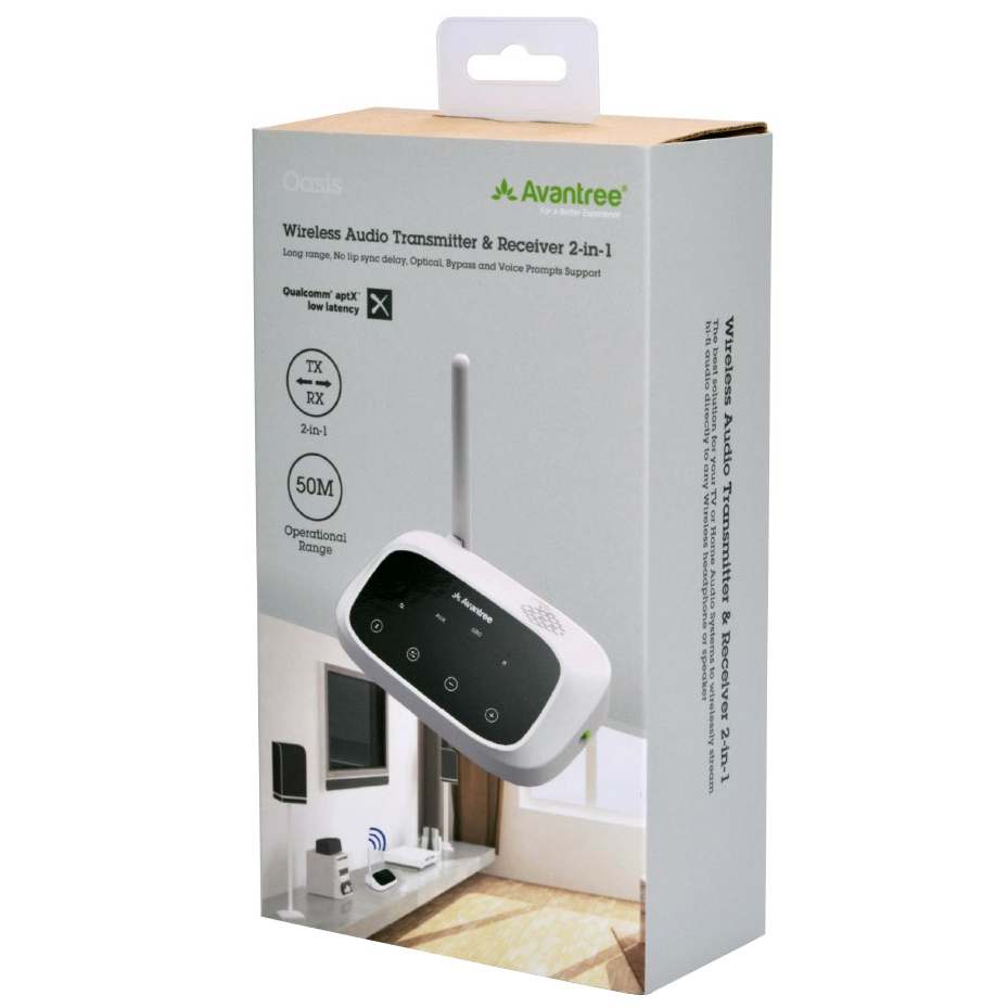 Avantree Oasis Long Range Bluetooth Transmitter Receiver
