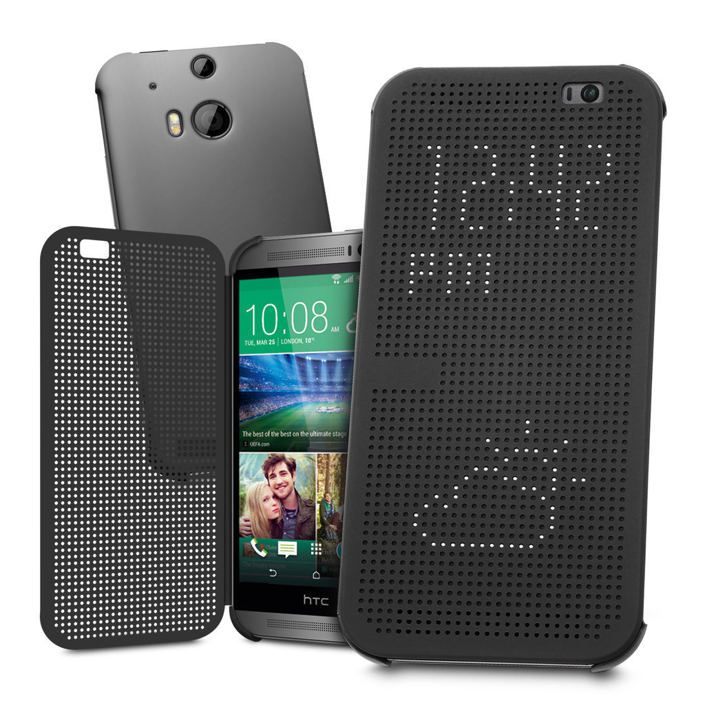Dot Matrix View Case for HTC One M8 (Black)