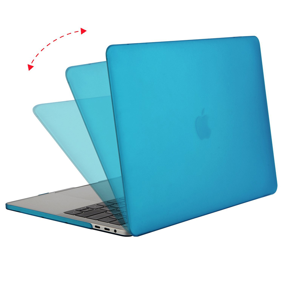Frosted Case 13inch Apple MacBook Pro Touch Bar 2017 (L. Blue)