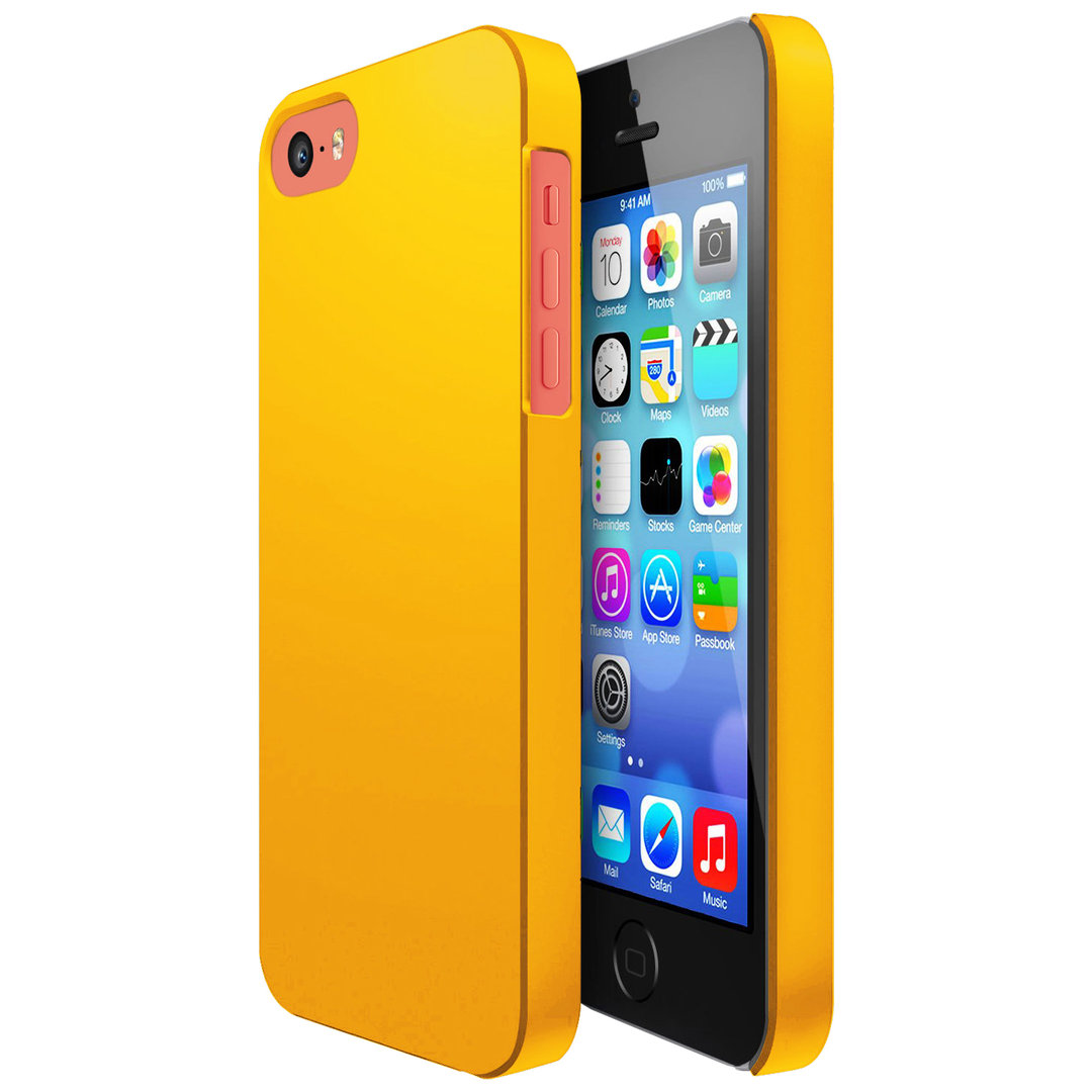 Hard Candy Case for Apple iPhone 5c (Yellow)