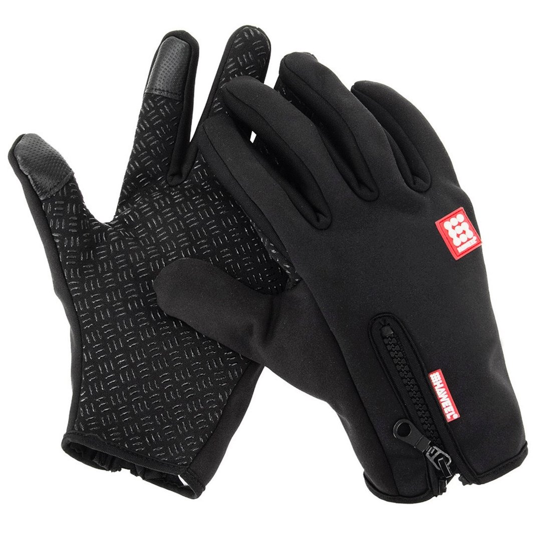 Mens 2 Finger Touch Screen Gloves for Mobile Phone (Medium)