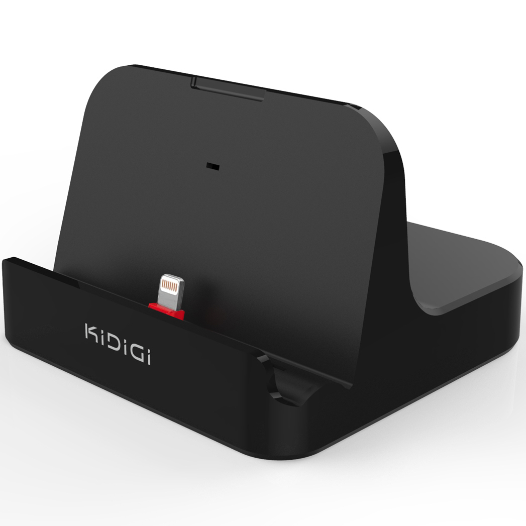 Kidigi 2.4A Charge & Sync Dock - Apple iPad Mini (Black)