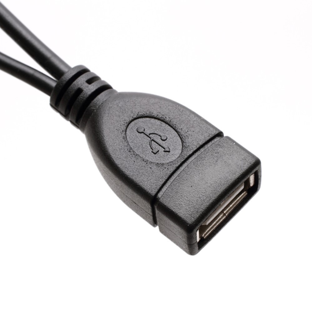 USB Female OTG Host Cable to Micro USB 2.0 Male