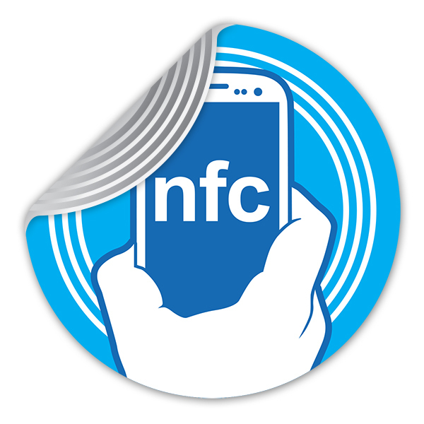 Waterproof NFC Tag Sticker for Phones (20mm) White