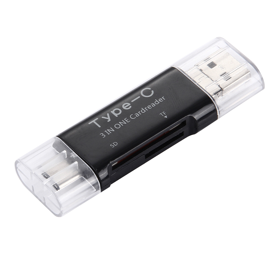 Type C USB 3.1 USB-C to SD SDXC Card Reader Adapter For Phones Samsung Macbook