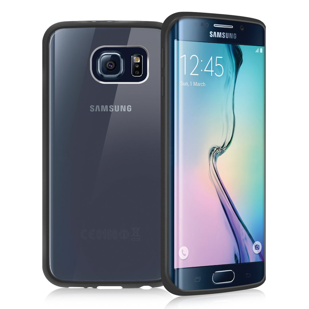 Orzly Fusion Bumper Case - Samsung Galaxy S6 Edge (Black)
