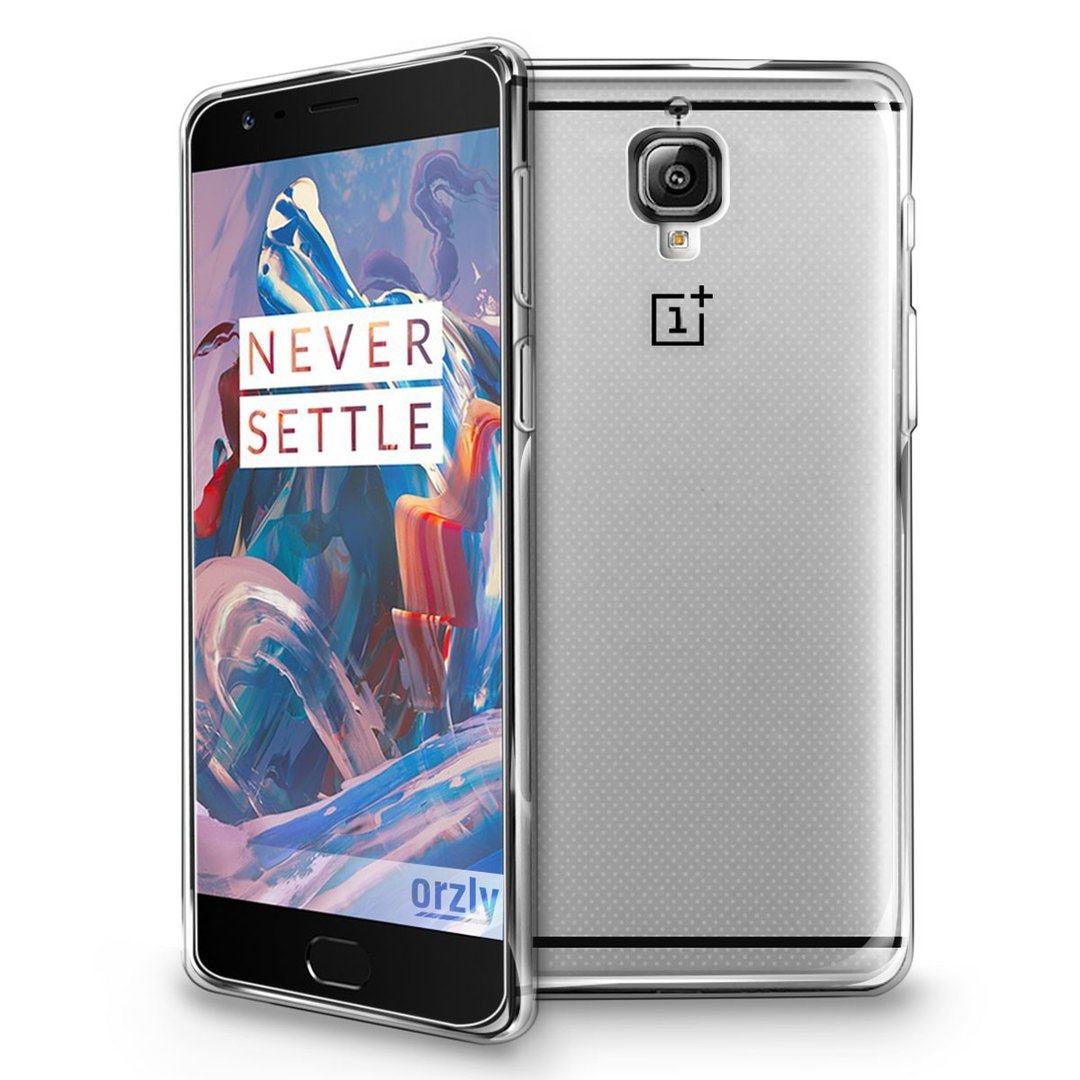 Orzly Flexi Case for OnePlus 3 / 3T (Clear)