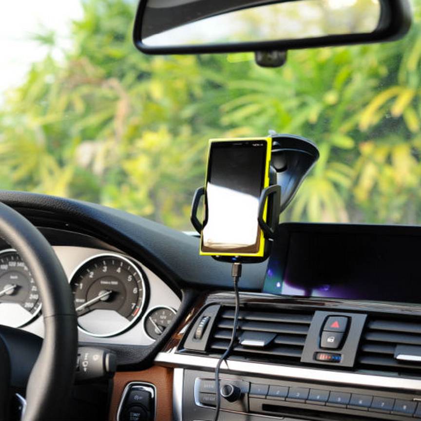 Qi Wireless Charger Car Mount Holder (3coil) 1.5A