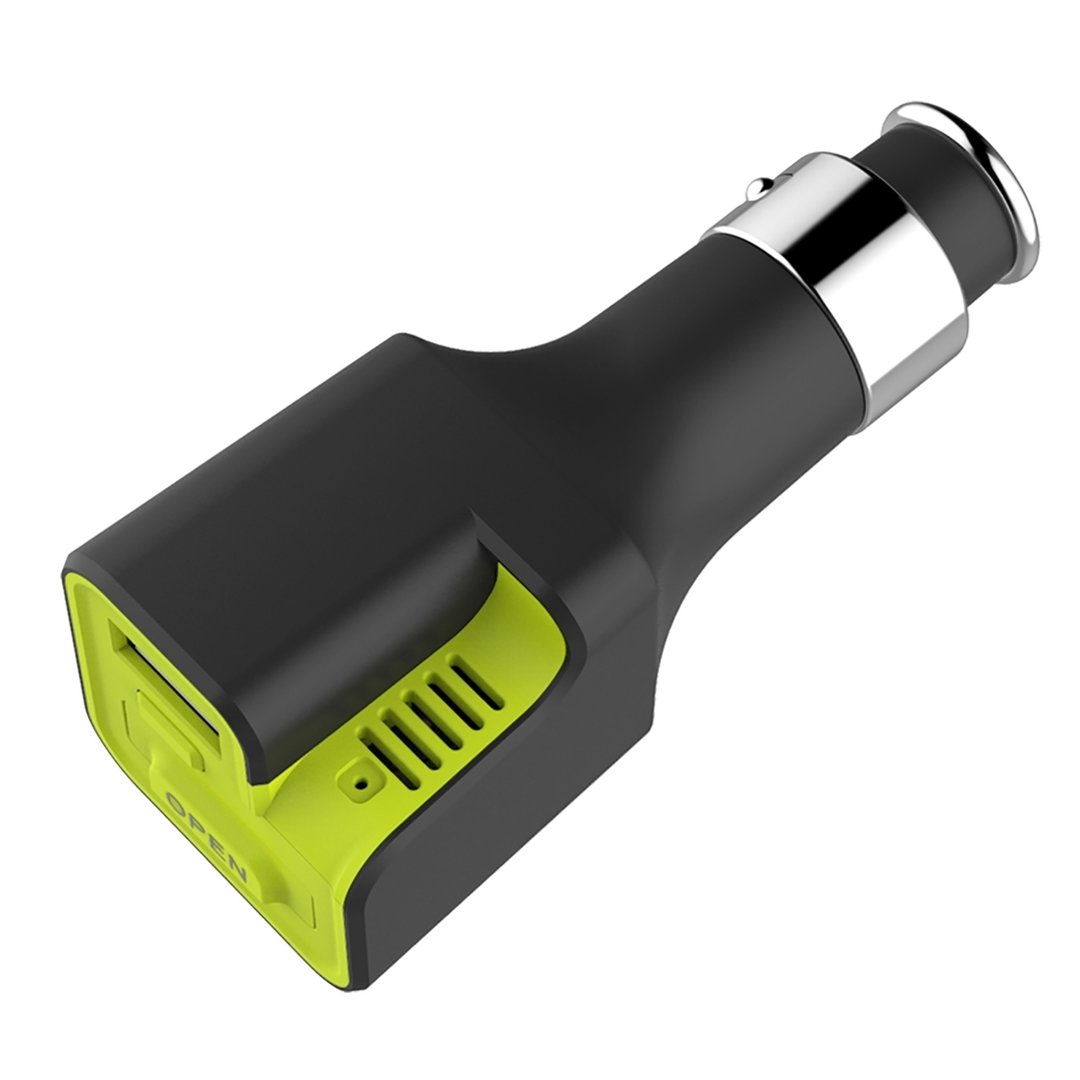 Rock USB Car Charger & Aroma Diffuser Air Purifier (Black)