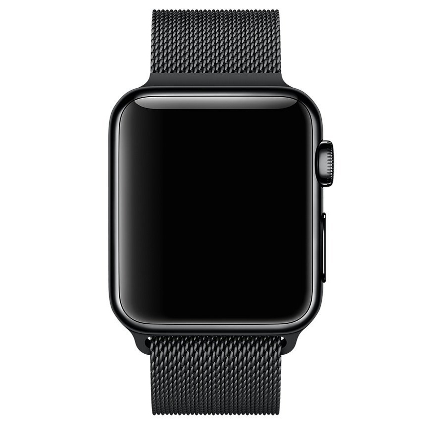 apple watch milanese loop black