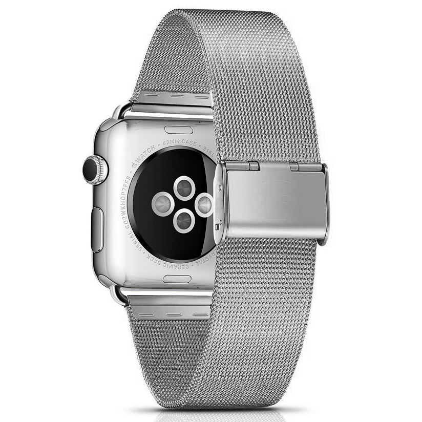 apple watch 4 silver stainless steel