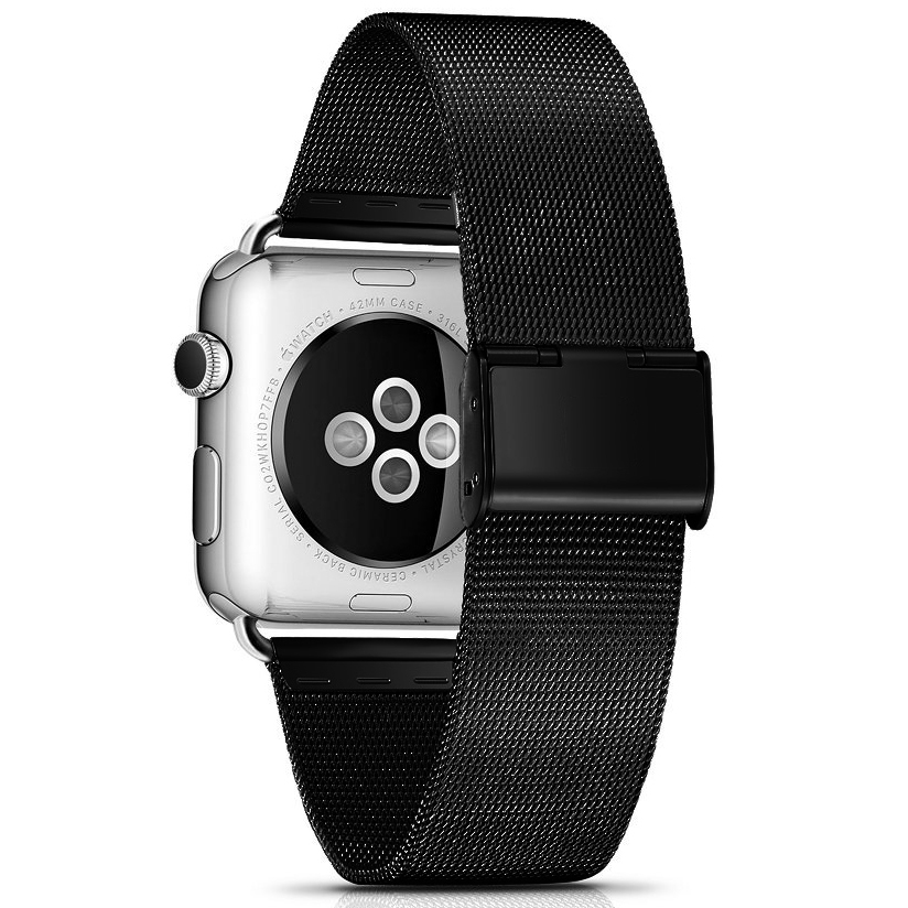 44mm milanese loop black