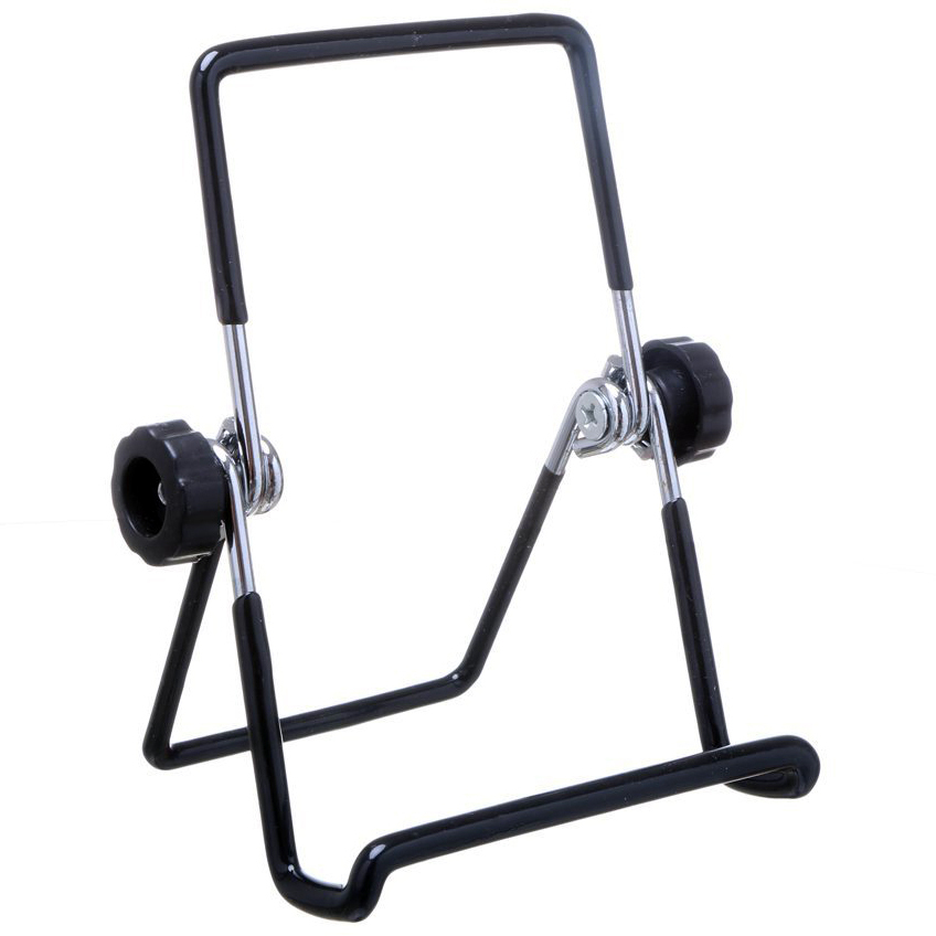 Multi-Angle Metal Frame Desk Stand for Tablets (Black)