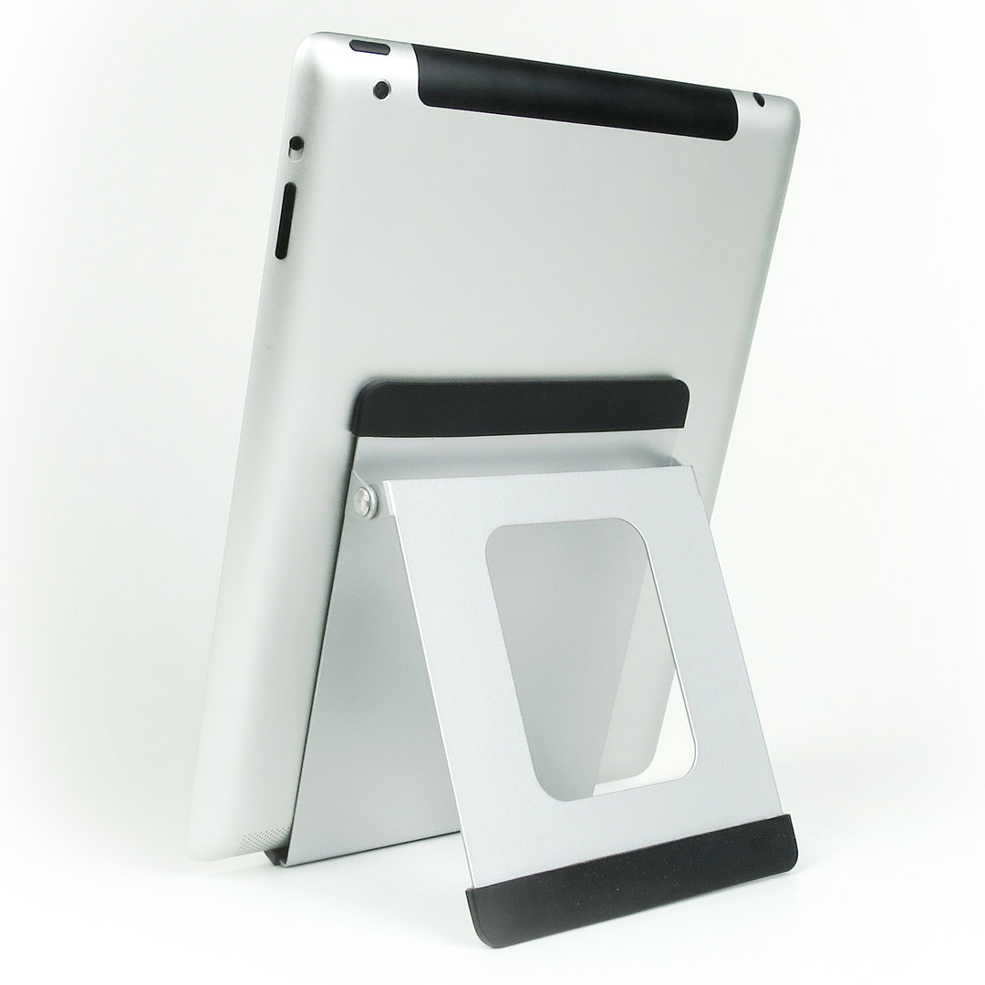 Universal Aluminium Tablet Stand iPad / Galaxy Tab Silver