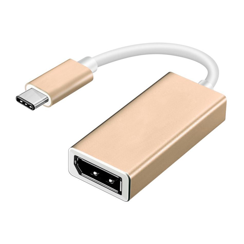 USB 3.1 Type-C to DisplayPort Adapter Cable (Gold)