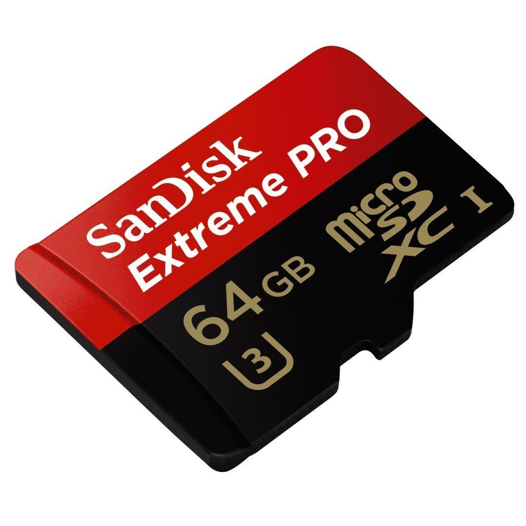 SanDisk Extreme PRO 64GB UHS I Micro SDXC Memory Card
