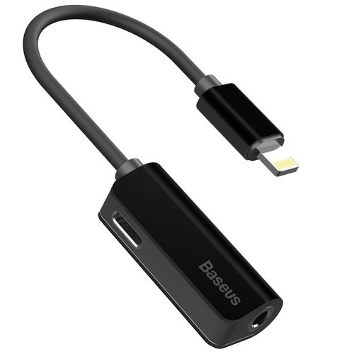 Baseus Lightning to 3.5mm Headphone Jack / Audio DAC / Charging Adapter for iPhone / iPad