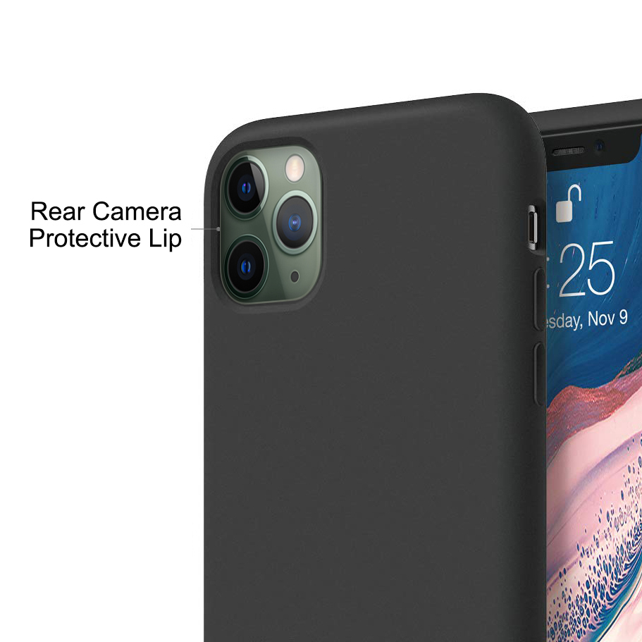 Flexi Stealth Liquid Silicone Case for Apple iPhone 11 Pro - Black (Matte)