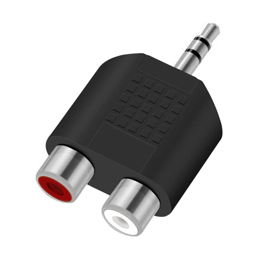 3.5mm Auxiliary Jack to RCA (Female) Audio Adapter