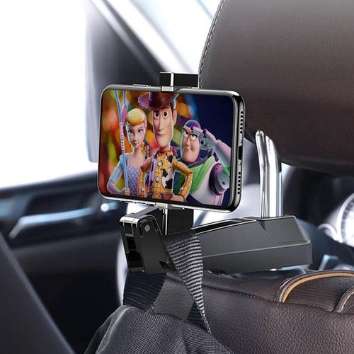 Baseus Car Seat Headrest Bracket Mount Holder / Bag Hanger for Mobile Phone