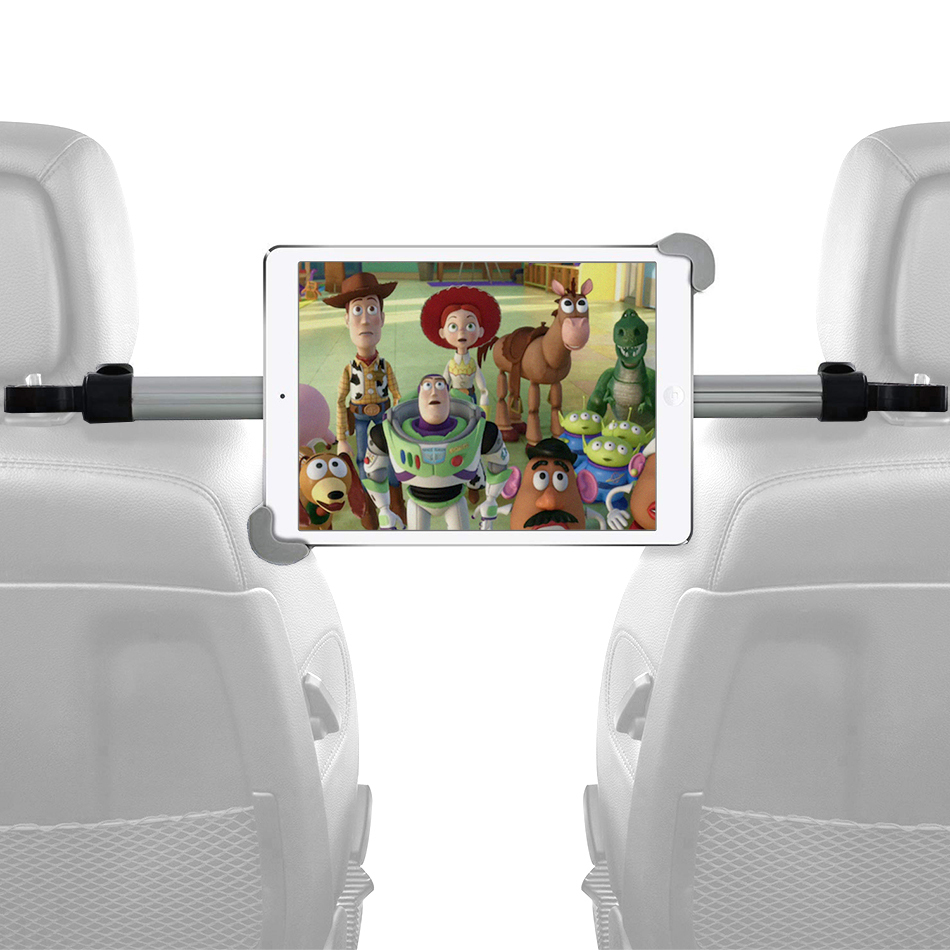 Car Headrest Mount Centre Extension Arm Tablet Holder for iPad