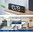 Large (16-inch) Digital Display LED Wall Clock / 12/24 Hr / Day / Temperature