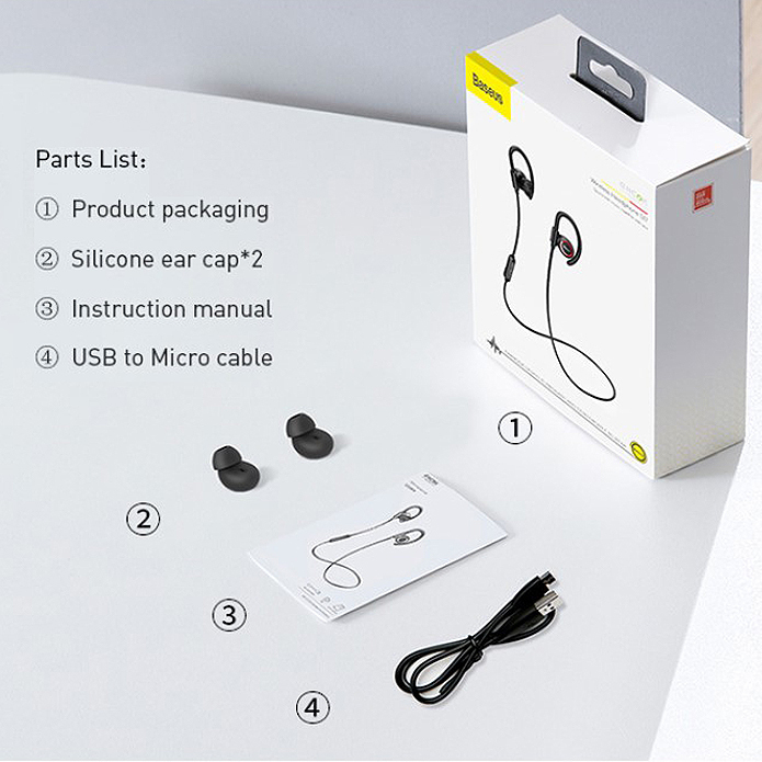 Baseus wireless headphone s17 top