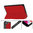 Trifold Sleep/Wake Smart Case for Apple iPad 10.2-inch (7th / 8th / 9th Gen) - Red