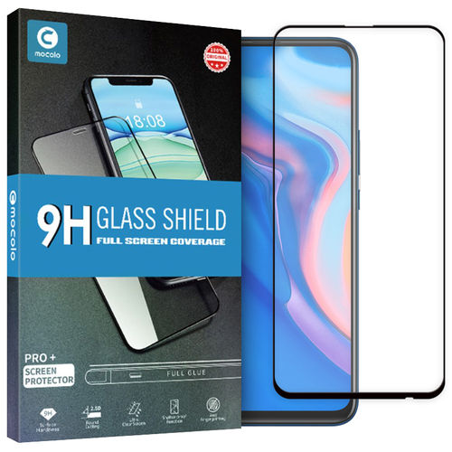 Mocolo Full Coverage Tempered Glass Screen Protector for Huawei Y9 Prime (2019) - Black