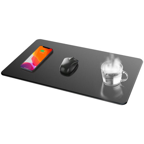 Jakcom MC3 (16-inch) Wireless Charging / Heated Mouse Pad - Black