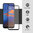 Full Coverage Tempered Glass Screen Protector for Motorola Moto E6 Plus - Black