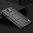 Anti-Shock Grid Texture Tough Shockproof Case for Nokia 1 Plus - Black