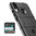 Anti-Shock Grid Texture Shockproof Case for Motorola Moto E6 Plus - Black