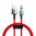 Baseus (2.4A) Detachable Magnetic Lightning Charging Cable (1m) for iPhone / iPad - Red