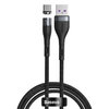 Baseus (5A) Zinc Magnetic Detachable USB Type-C Charging Cable (1m) - Black