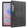 Dual Layer Rugged Shockproof Case & Stand for Samsung Galaxy Tab S6 - Black
