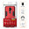 Slim Armour Tough Shockproof Case & Stand for Oppo A5 / A9 2020 - Red