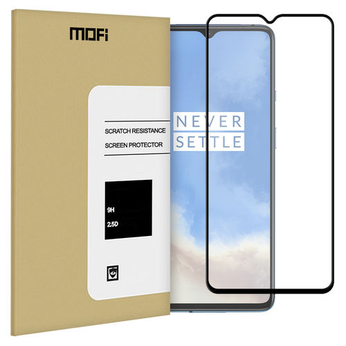 Mofi Full Coverage Tempered Glass Screen Protector for OnePlus 7T - Black