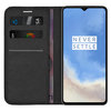 Leather Wallet Case & Card Holder Pouch for OnePlus 7T - Black