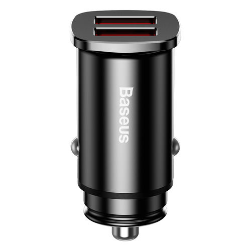 Baseus (30W) QC3.0 Dual USB Fast Car Charger for Mobile Phone / Tablet