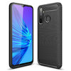 Flexi Slim Carbon Fibre Case for realme 5 - Brushed Black