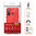 Flexi Slim Carbon Fibre Case for realme 5 - Brushed Red