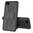 Dual Layer Rugged Tough Case & Stand for realme C2 - Black