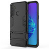 Slim Armour Tough Shockproof Case & Stand for realme 5 - Black