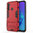 Slim Armour Tough Shockproof Case & Stand for realme 5 - Red