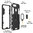 Slim Armour Tough Shockproof Case / Finger Ring Holder for Oppo R15 - Black