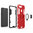 Slim Armour Tough Shockproof Case / Finger Ring Holder for Oppo R15 - Red
