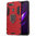 Slim Armour Tough Shockproof Case / Finger Ring Holder for Oppo R15 - Red